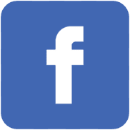 Icon for Facebook, a lowercase F in a box.