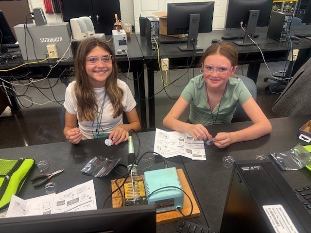 students in lab