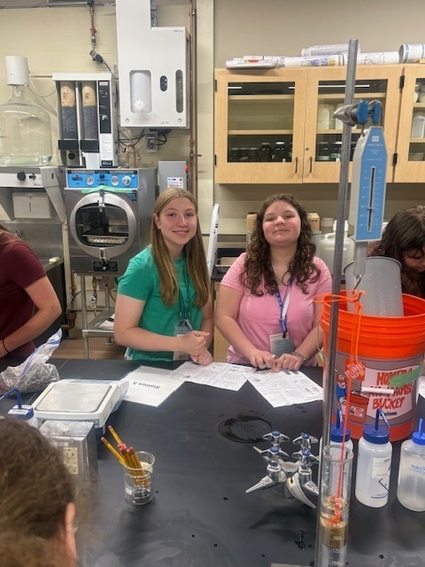 students in lab